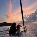 Nela i Kai Sunset sailing