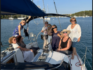 Sailing tour women power