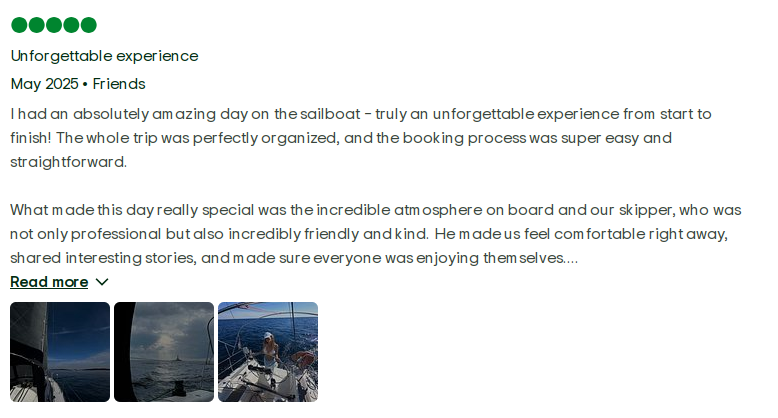 Mia Trip Advisor review