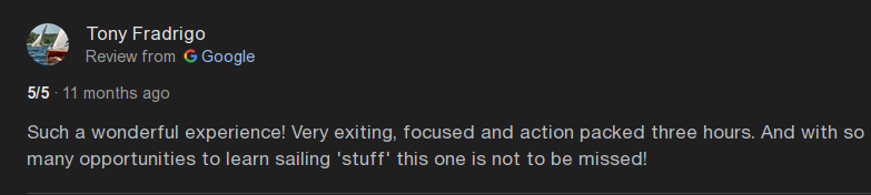 Tony Fradrigo Google review
