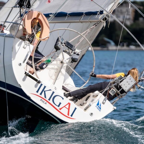 Sanja regata Brioni - ulazak u cilj